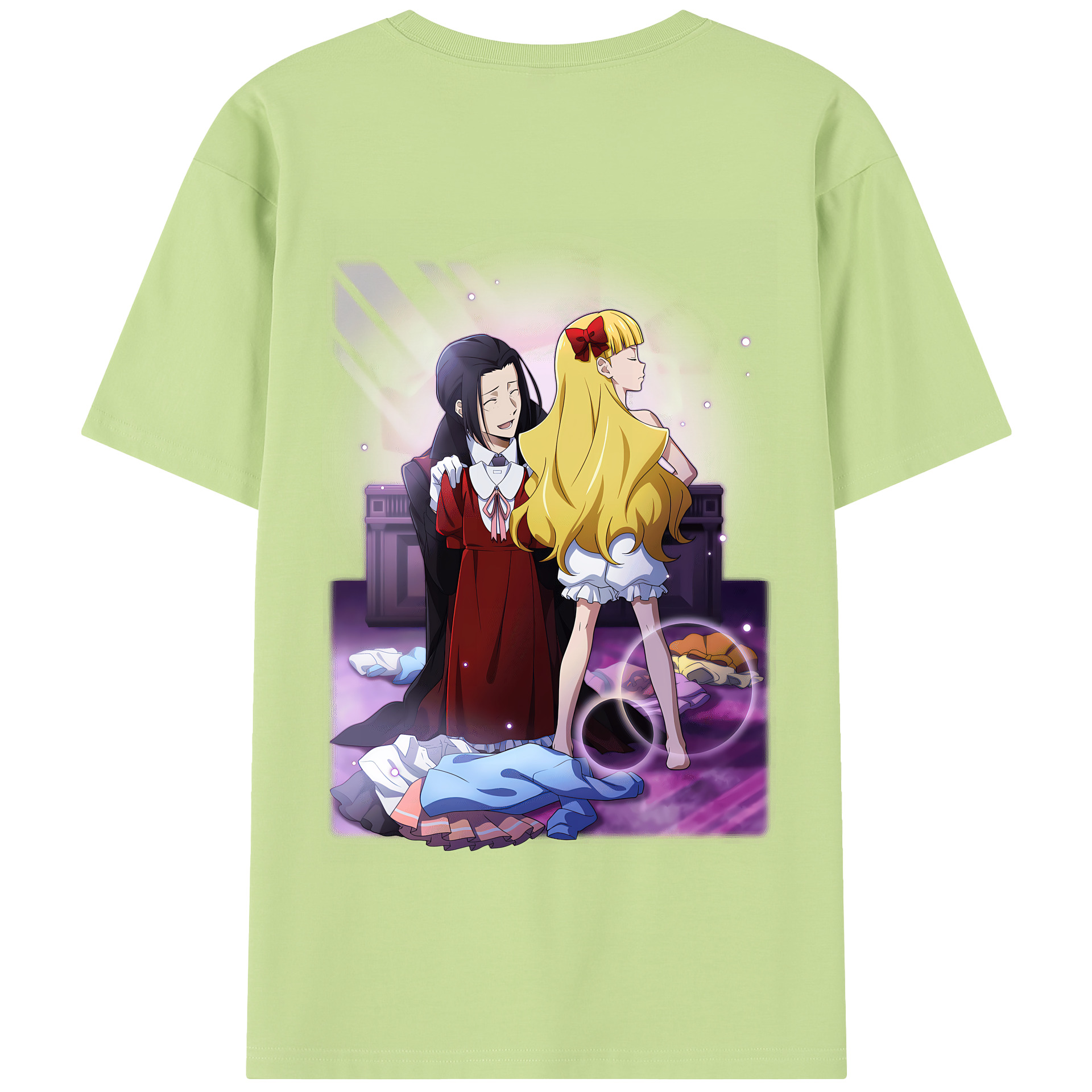（画像用） 文豪ストレイドッグス Bungo Stray Dogs 綿100％半袖Tシャツ（背面プリント）